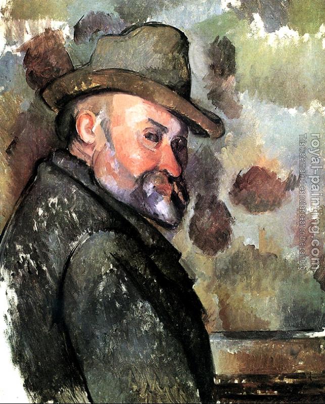 Paul Cezanne : Self-Portrait in a Felt Hat